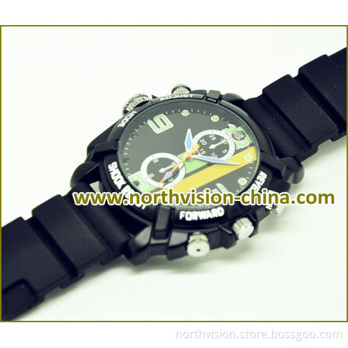 LED Flashlight 1080P Watch Camera with IR Nightvision Function